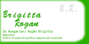 brigitta rogan business card